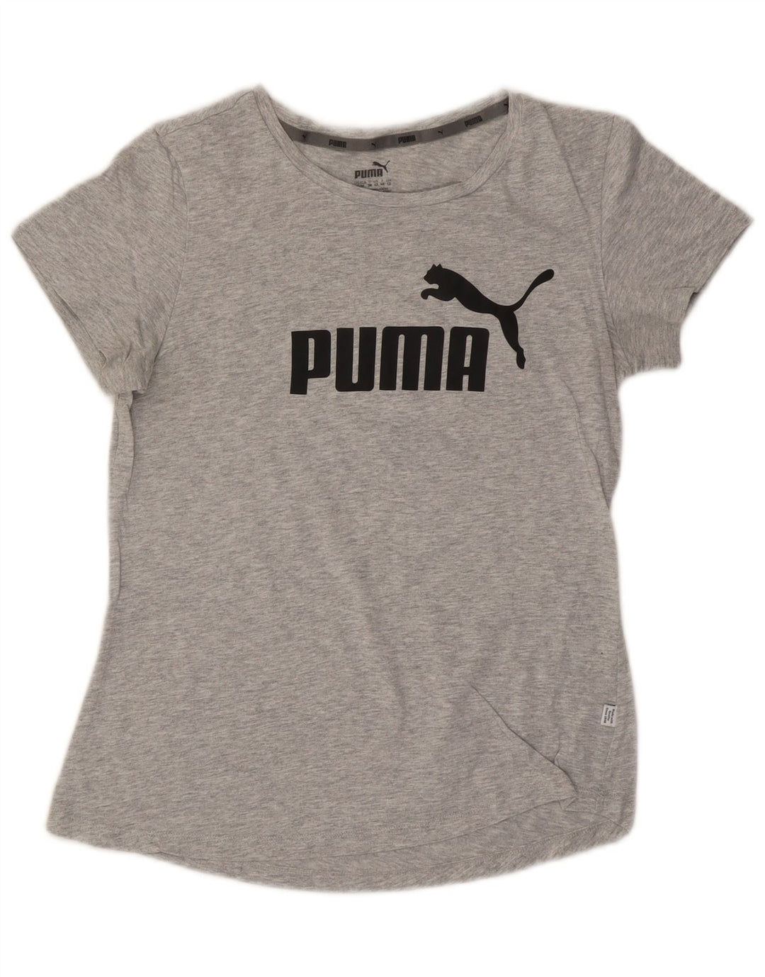 Женская футболка с рисунком PUMA Top UK 12 Medium Grey Flecked