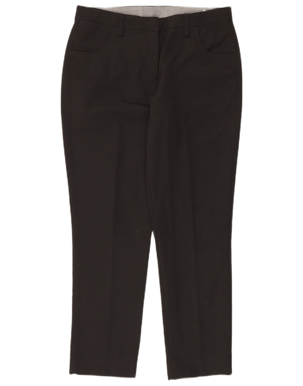 Женские повседневные зауженные брюки Puma UK 12 Medium W32 L28, черный хлопок