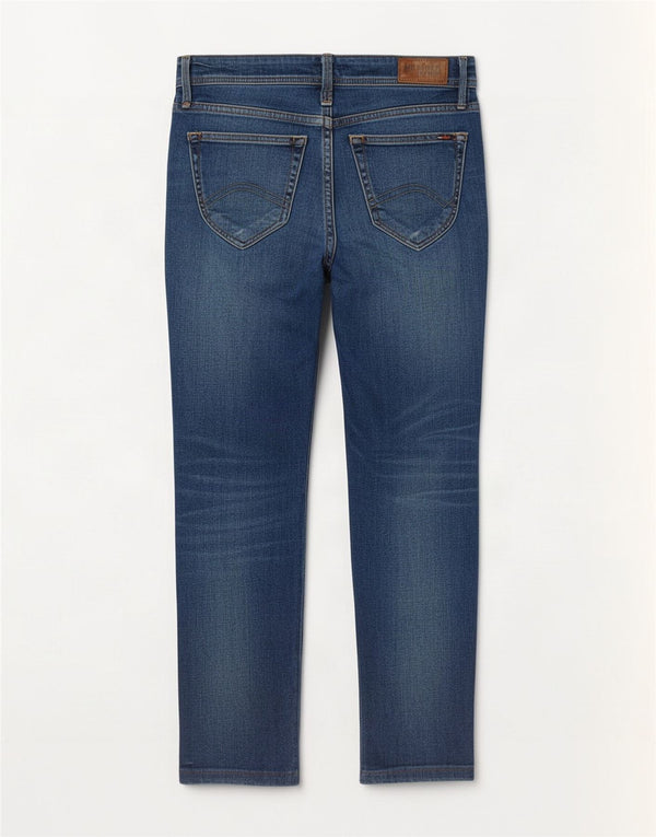 Женские узкие джинсы Tommy Hilfiger W28 L28 синие, хлопок