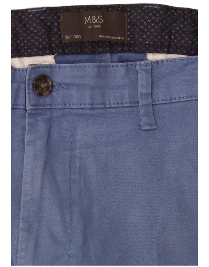 Мужские шорты чинос MARKS & SPENCER W38 XL синие