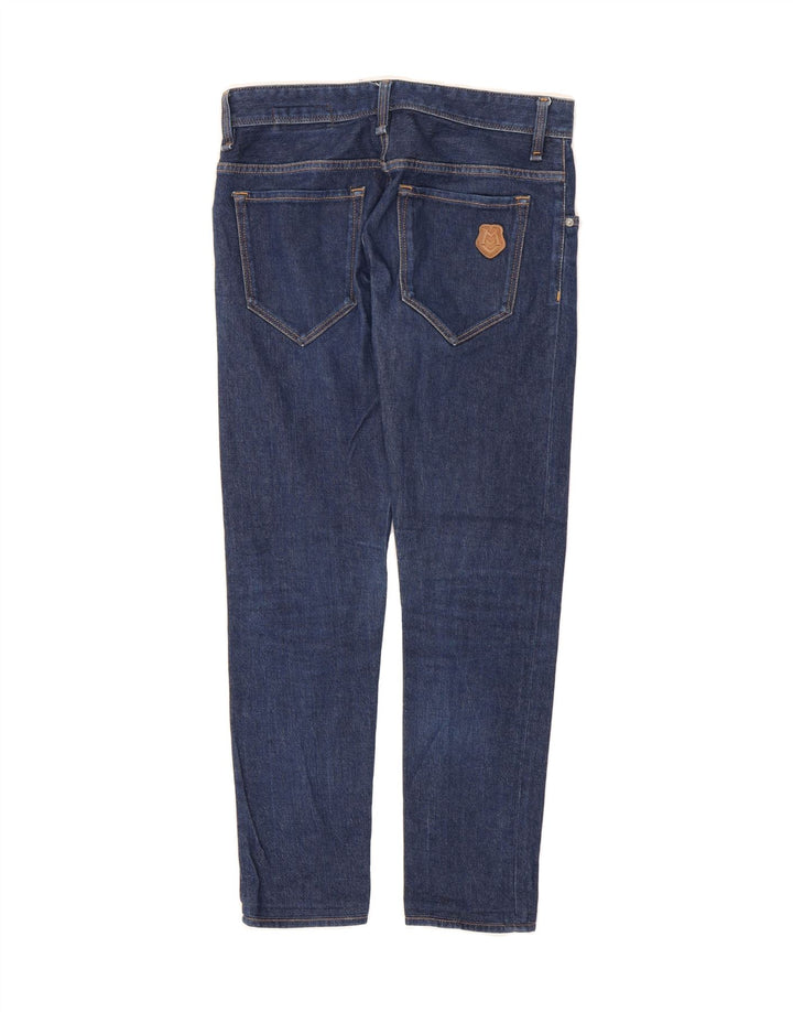 MOSCHINO Womens Slim Jeans W29 L27 Blue Cotton Vintage Moschino and Second-Hand Moschino from Messina Hembry 