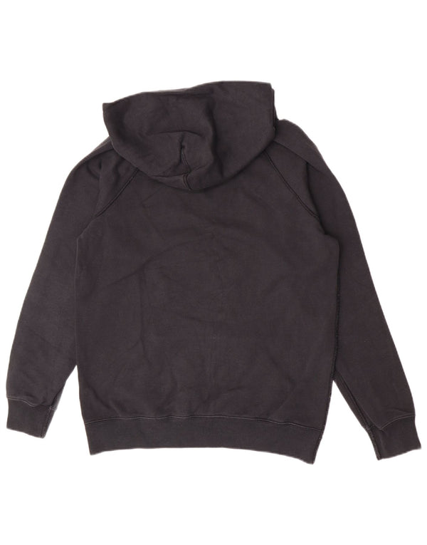 Женский джемпер с капюшоном оверсайз Jack Wills UK 10, маленький, черный, хлопок