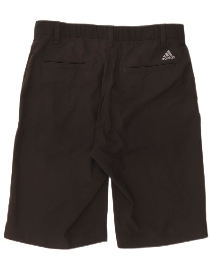 Мужские шорты чинос Adidas W30, средний черный полиэстер
