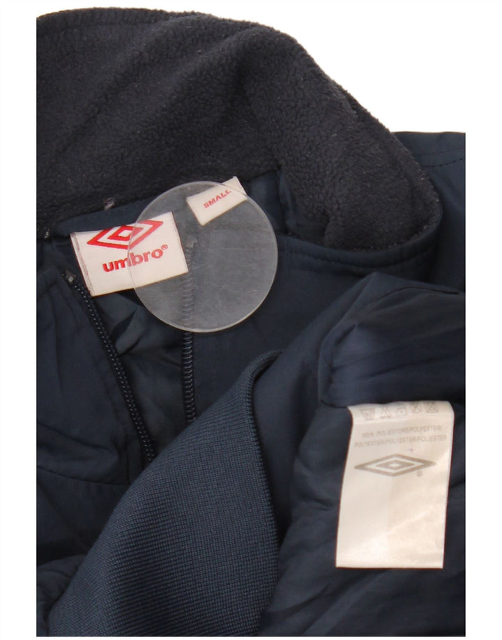 Мужская куртка-бомбер UMBRO UK 36, маленькая, темно-синяя, полиэстер