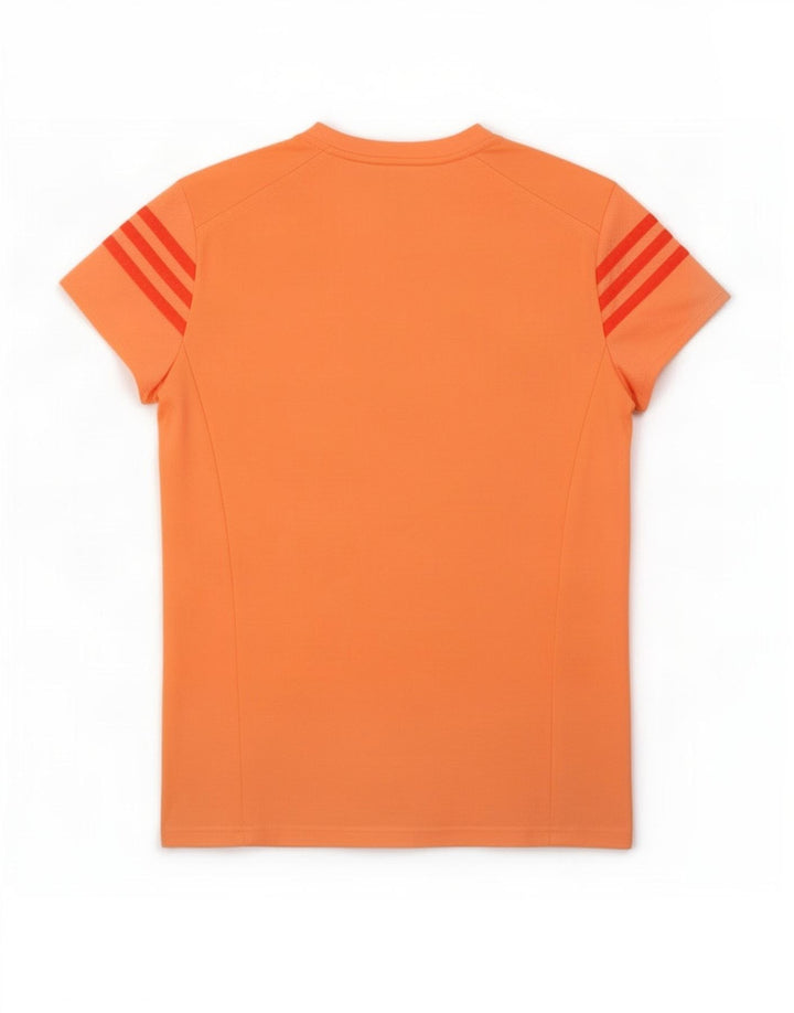 Женская футболка Adidas Climalite Top UK 8/10, маленький оранжевый полиэстер