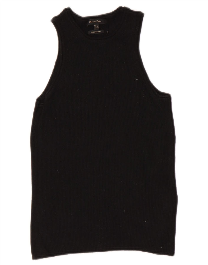 Женский жилет Massimo Dutti UK 4 XS, черный, шерсть