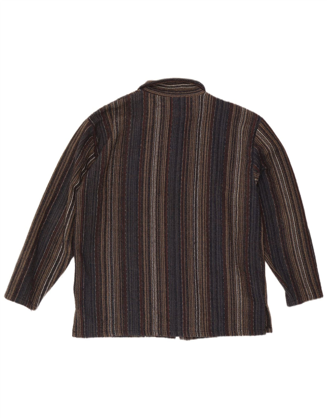 Винтажная мужская фланелевая рубашка среднего цвета, разноцветный акрил