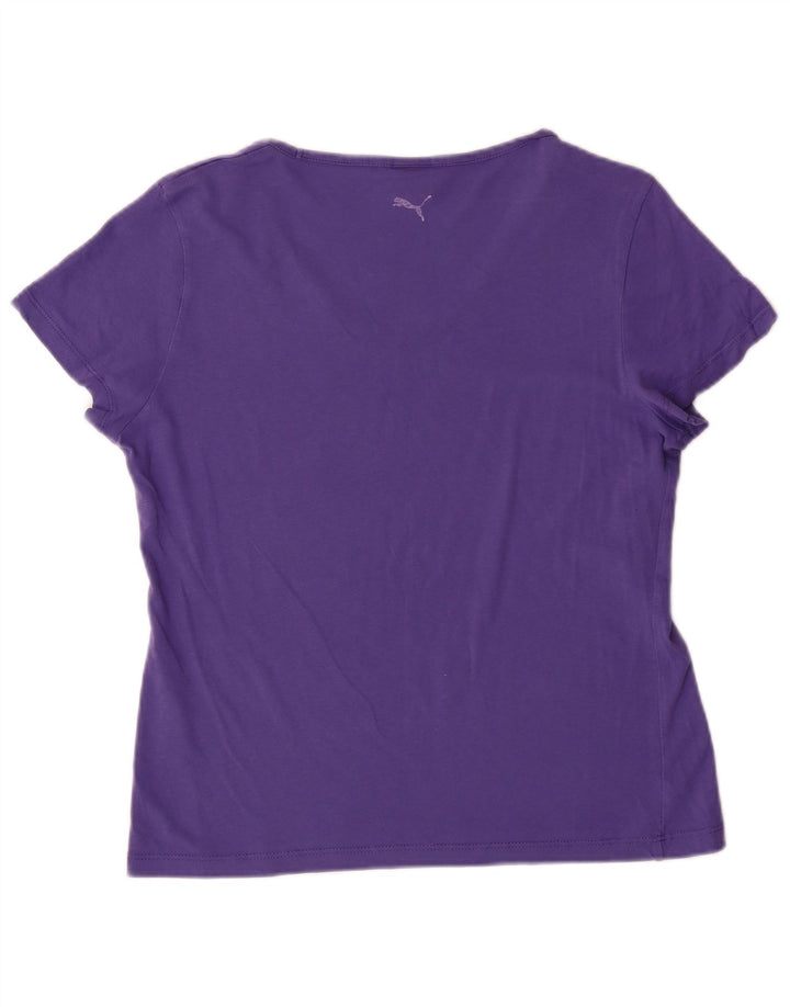 Женская футболка с рисунком PUMA Top UK 14 Medium Purple