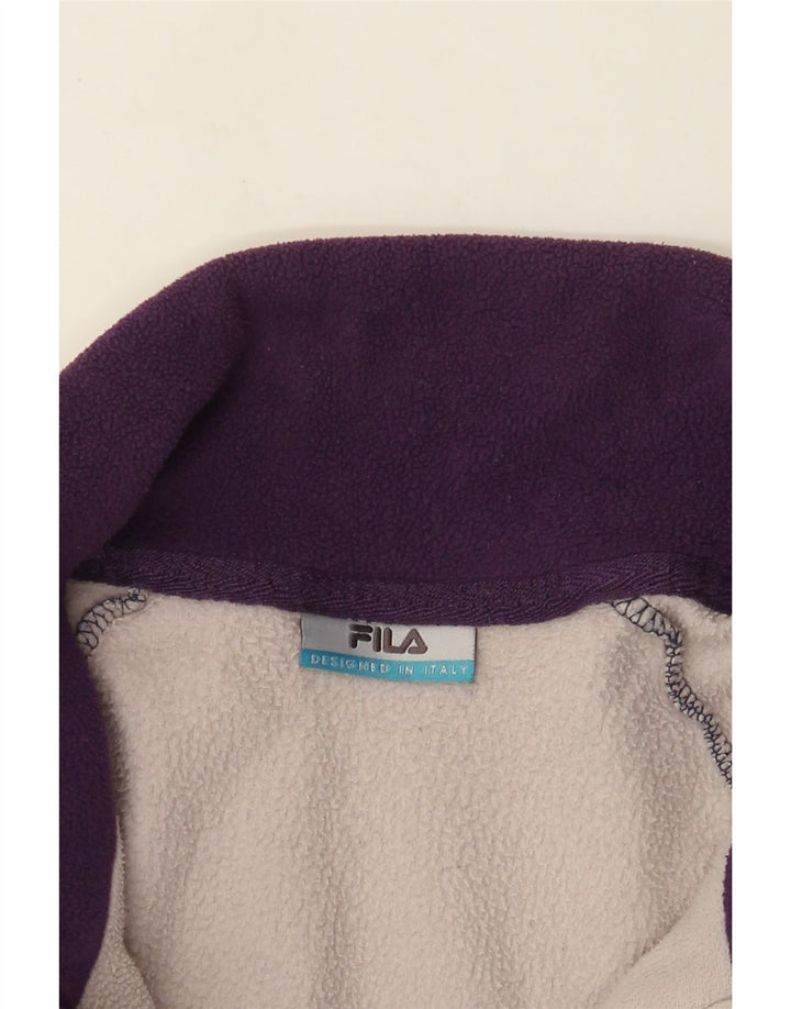 Мужская флисовая куртка Fila UK 40, большая темно-синяя с цветными блоками