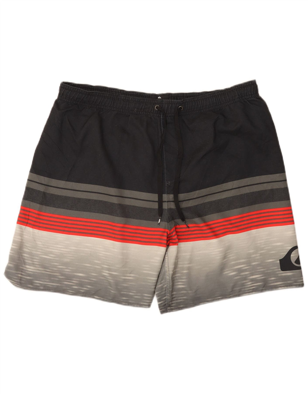 Мужские шорты для плавания Quiksilver 2XL, черные, полиэстер с цветными блоками