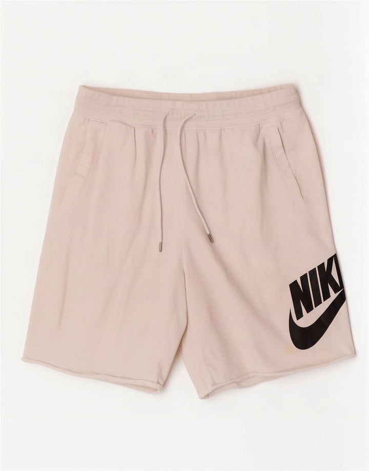 Мужские спортивные шорты с рисунком Nike XL, белый хлопок