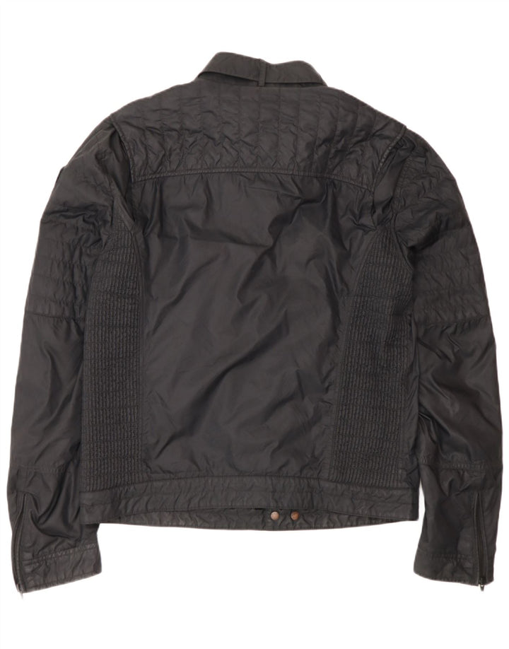 Мужская куртка-бомбер Blauer UK 42 XL черная из полиамида