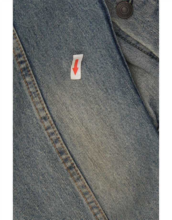 Мужская джинсовая куртка Levi's UK 42 XL, синяя, хлопок