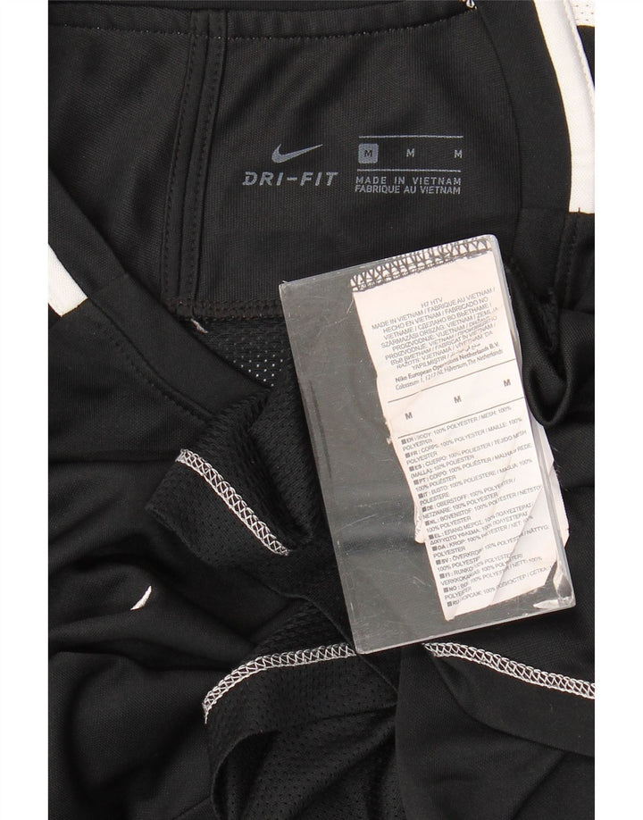 Мужская футболка Nike Dri Fit, средний черный полиэстер