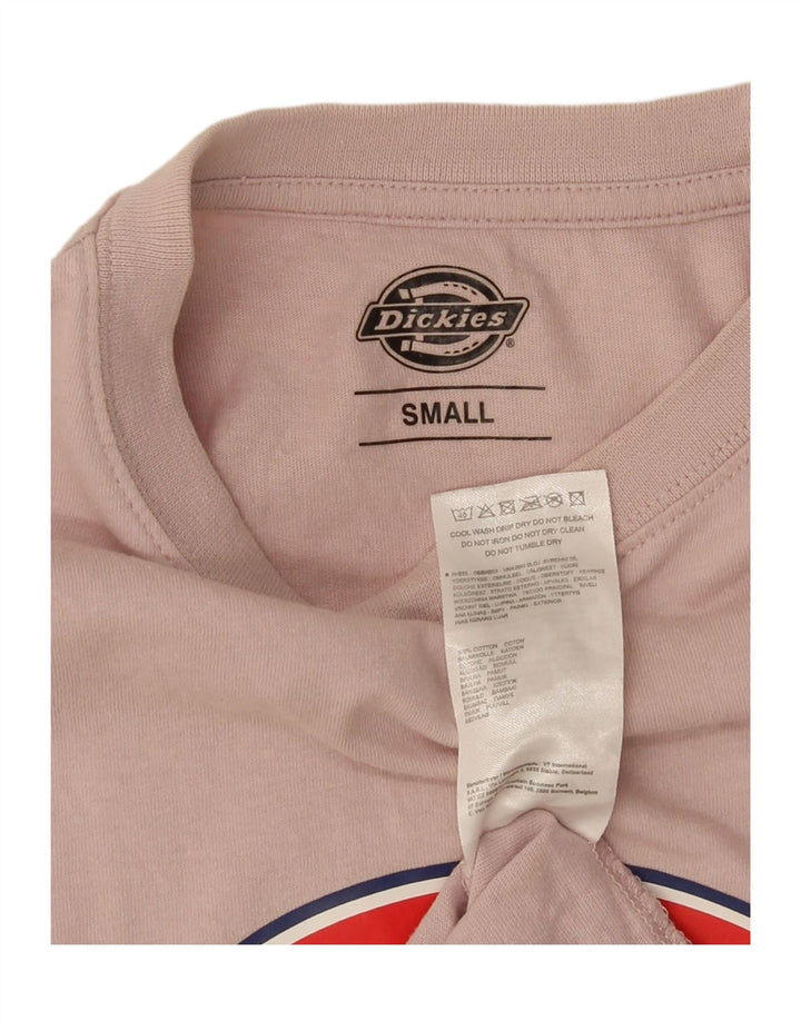 Мужская футболка с рисунком Dickies, маленький розовый хлопковый топ