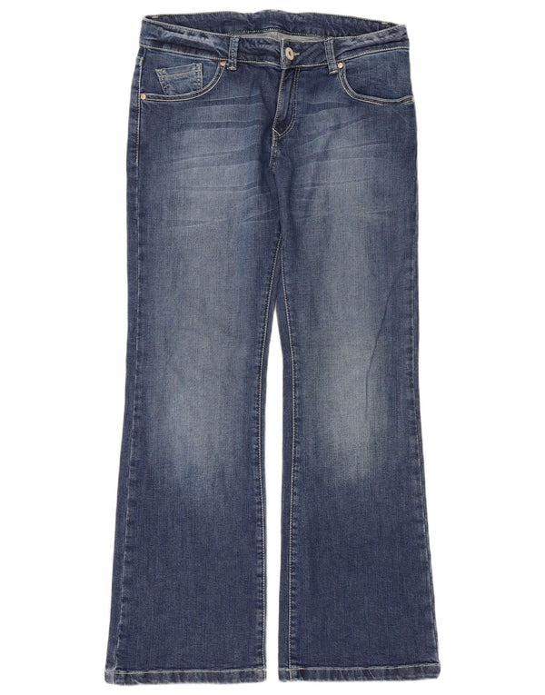 Женские джинсы Bootcut Marks & Spencer UK 12, средние W33 L30, синие, хлопок