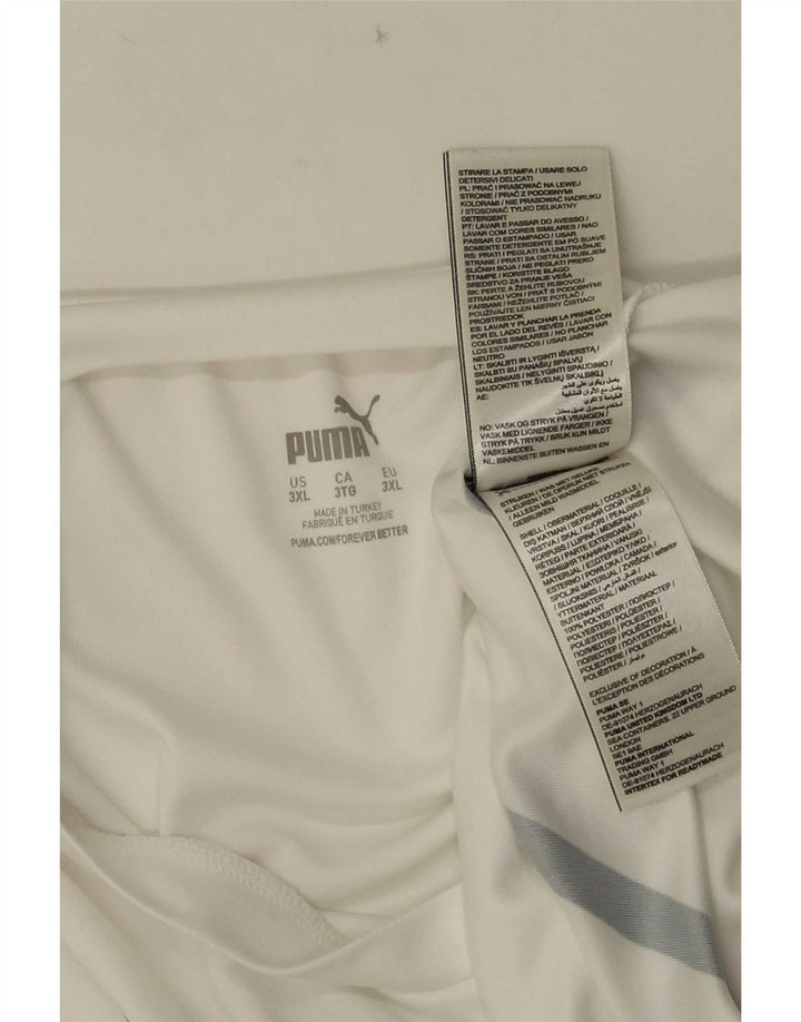 Мужская футболка с рисунком Puma Deutshland 3XL, белый полиэстер