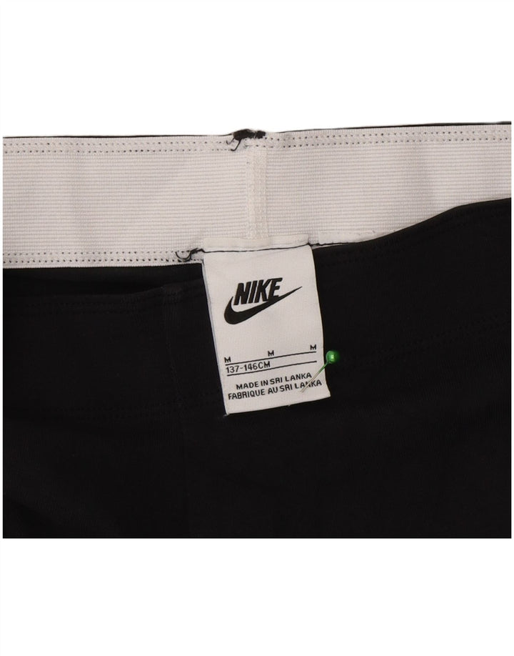 Леггинсы Nike для девочек 10-11 лет, средние, черные
