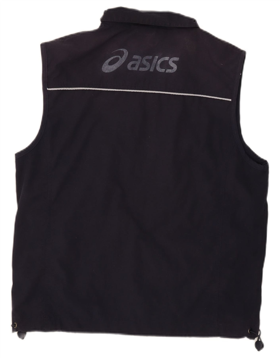 Мужской жилет Asics Graphic Utility Gilet UK 38, средний темно-синий, полиэстер
