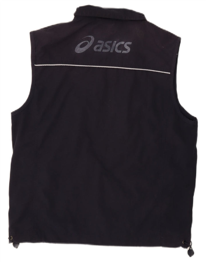 Мужской жилет Asics Graphic Utility Gilet UK 38, средний темно-синий, полиэстер