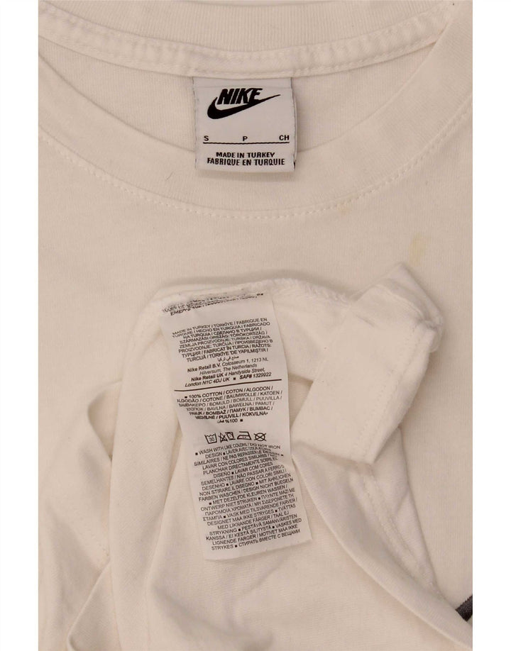 Мужская футболка с рисунком Nike, маленький белый хлопок