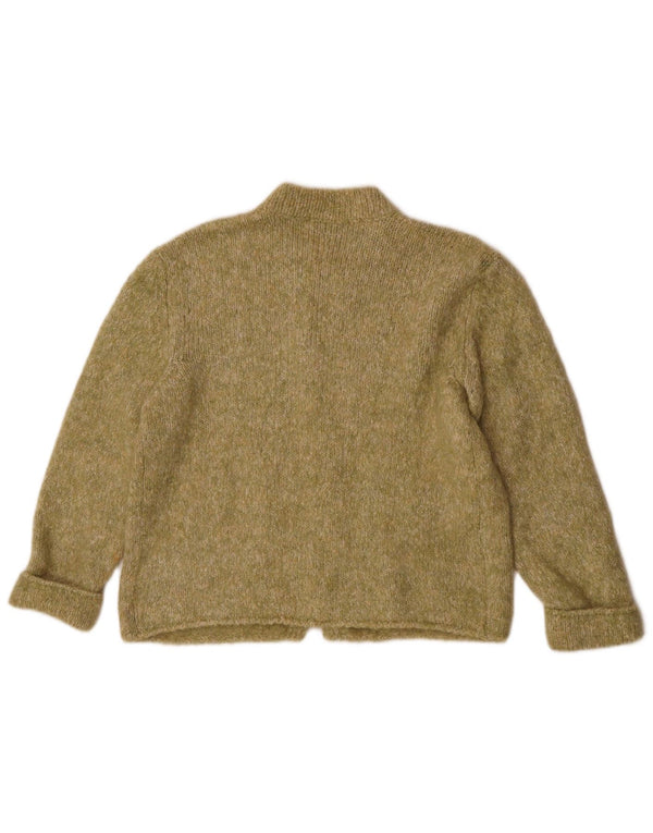 Женский кардиган Marella UK 14, большой зеленый мохер