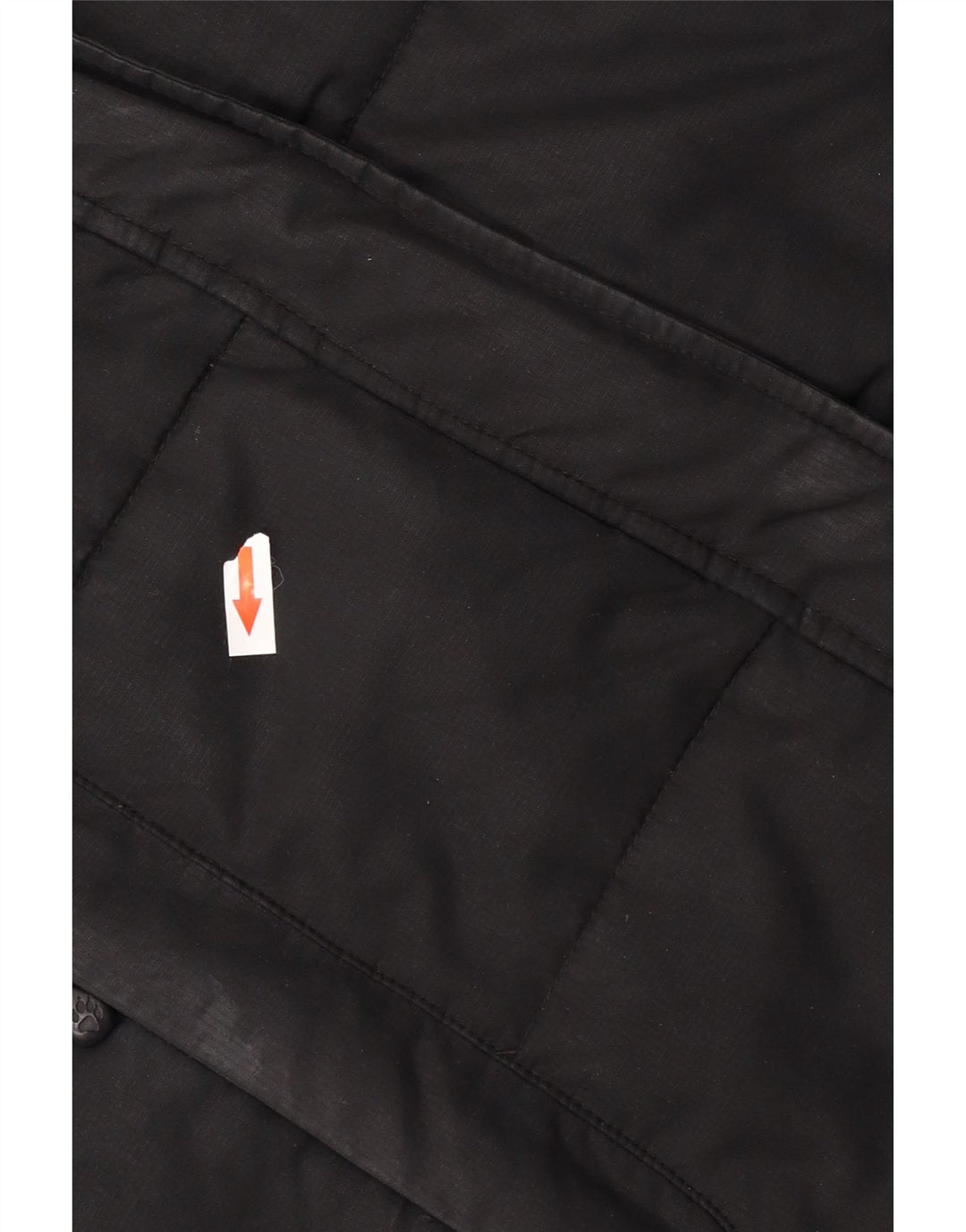 Женское стеганое пальто с капюшоном Jack Wolfskin UK 12/14, средний черный полиэстер