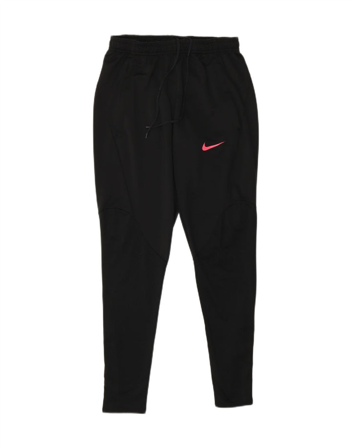 Женские спортивные брюки узкого кроя NIKE Dri Fit UK 10, маленькие черные размеры