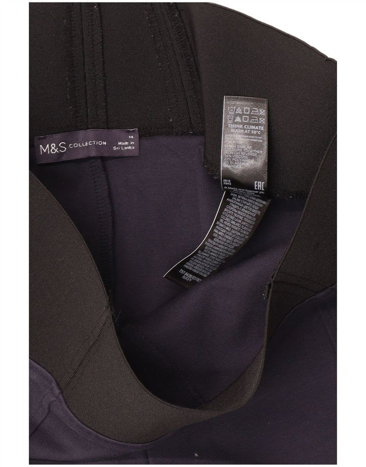 Женские леггинсы Marks & Spencer UK 14, средний темно-синий, вискоза