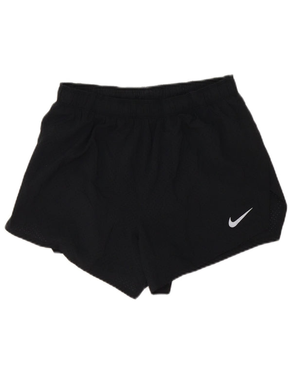 Женские спортивные шорты Nike Dri Fit UK 12, средний черный, полиэстер
