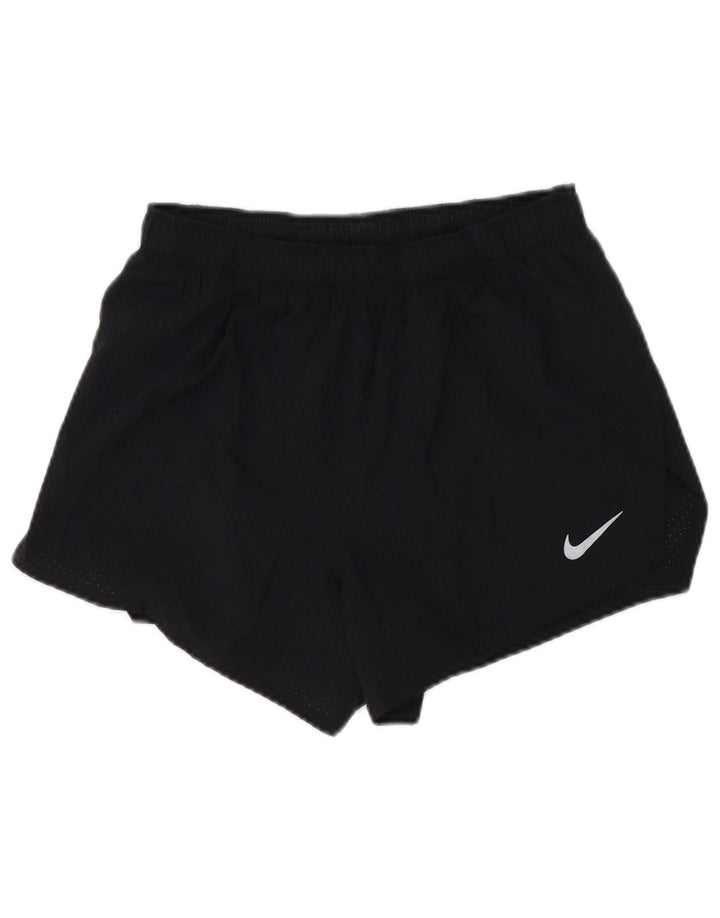 Женские спортивные шорты Nike Dri Fit UK 12, средний черный, полиэстер
