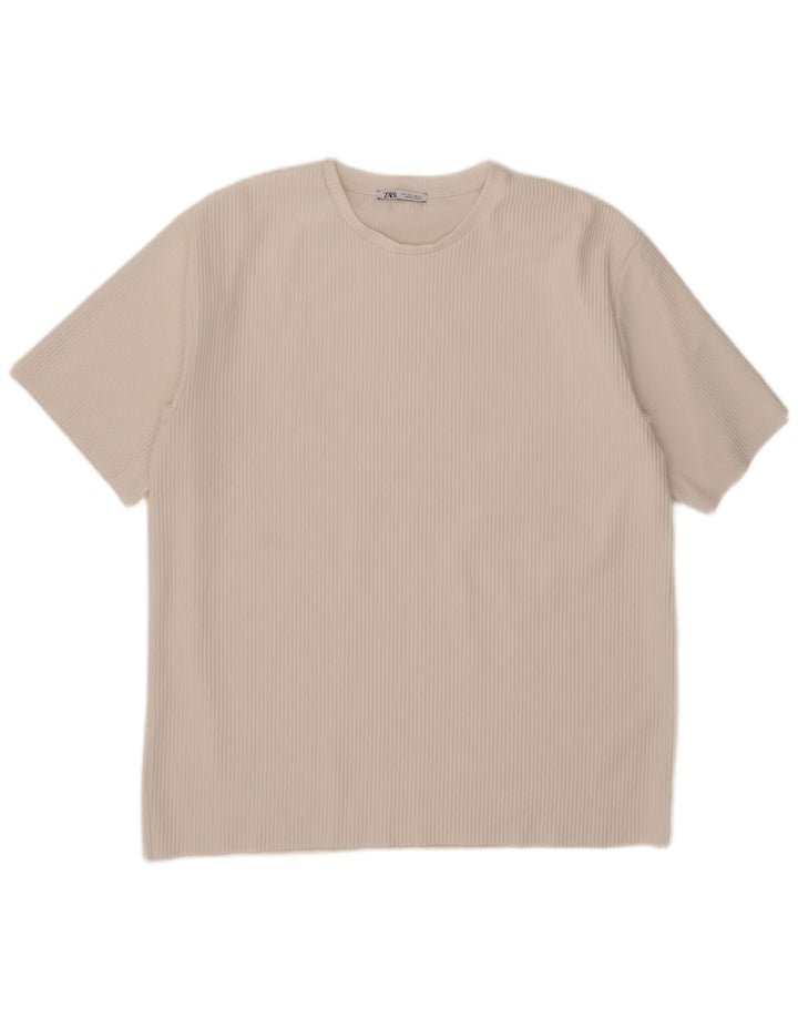 Мужская футболка Zara, большая белая