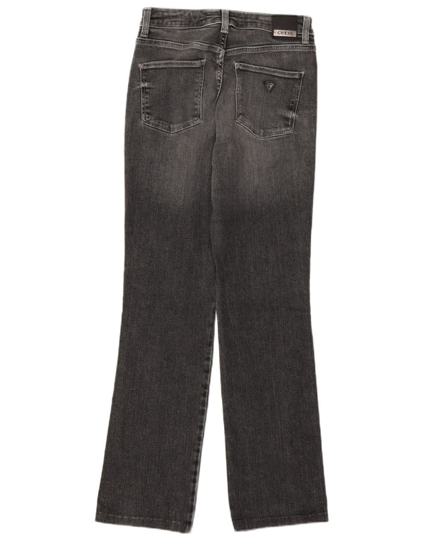GUESS Женские прямые джинсы со средней посадкой W27 L30 Серые