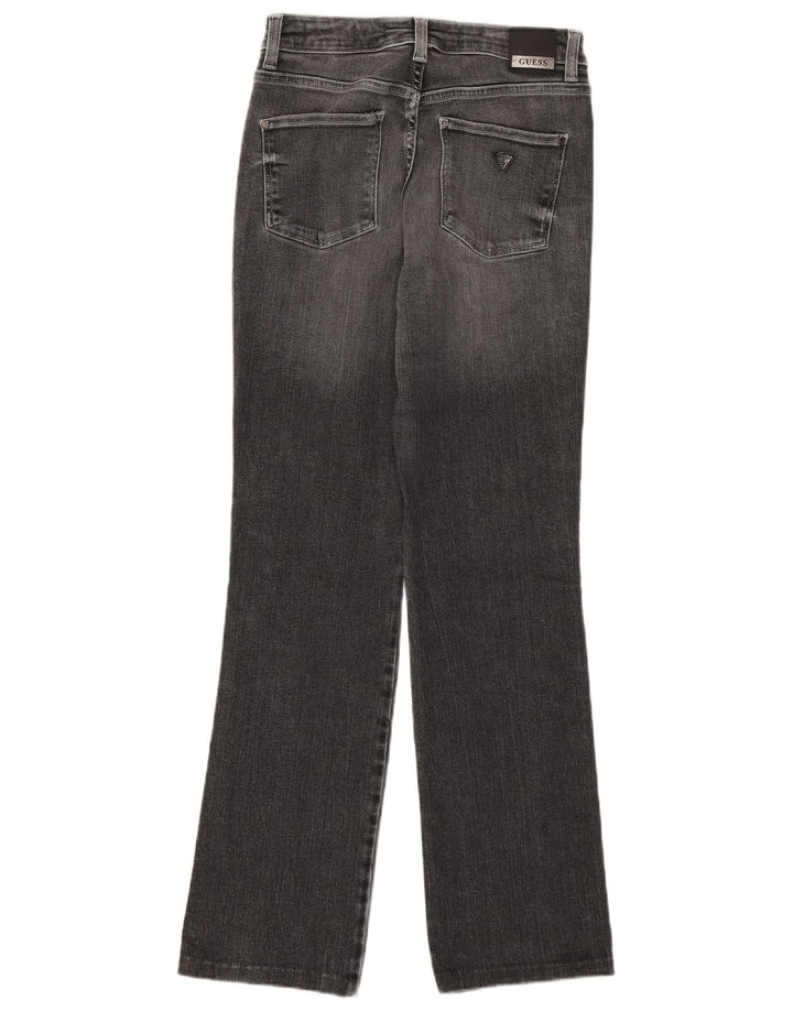 GUESS Женские прямые джинсы со средней посадкой W27 L30 Серые