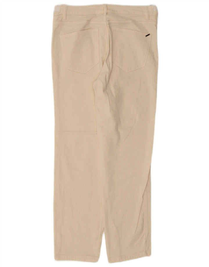 Джинсы женские прямые Massimo Dutti EU 42 большие W32 L28 бежевые