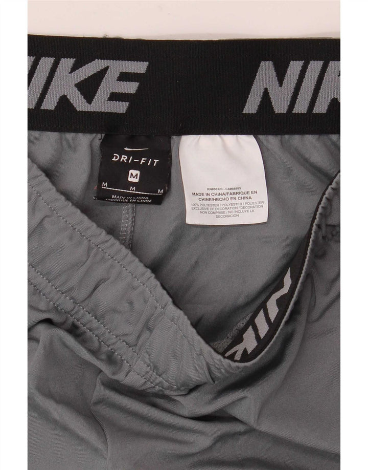 Мужские спортивные шорты Nike Dri Fit с графикой, средний серый полиэстер