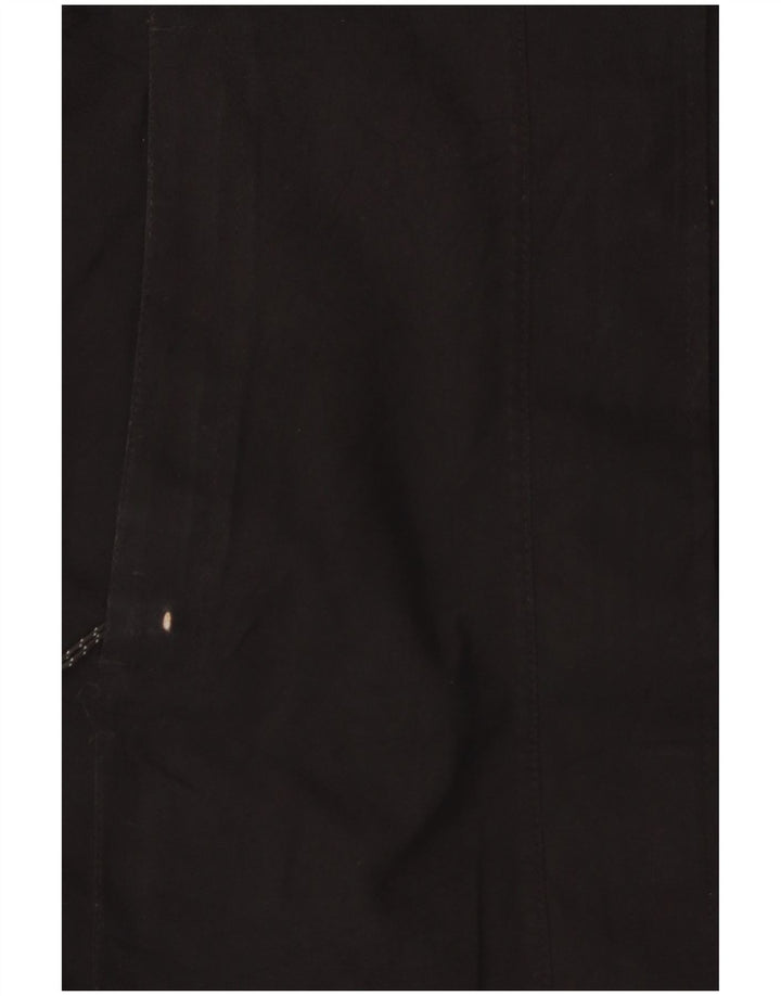 Женская ветровка Eddie Bauer с капюшоном UK 6 XS, черный полиэстер