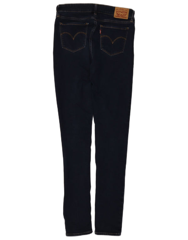 Женские джинсы скинни Levi's 711 W27 L32 Темно-синие, хлопок