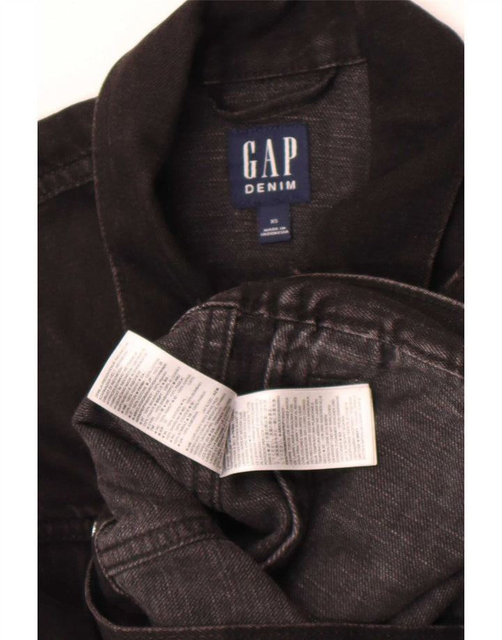 Женская джинсовая куртка Gap UK 6 XS, черный хлопок