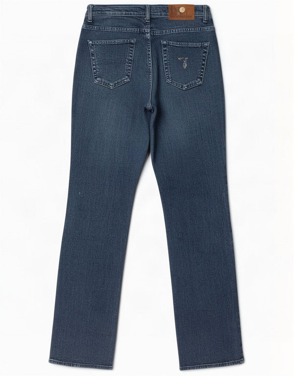 Trussardi Женские прямые джинсы W28 L32 Синие