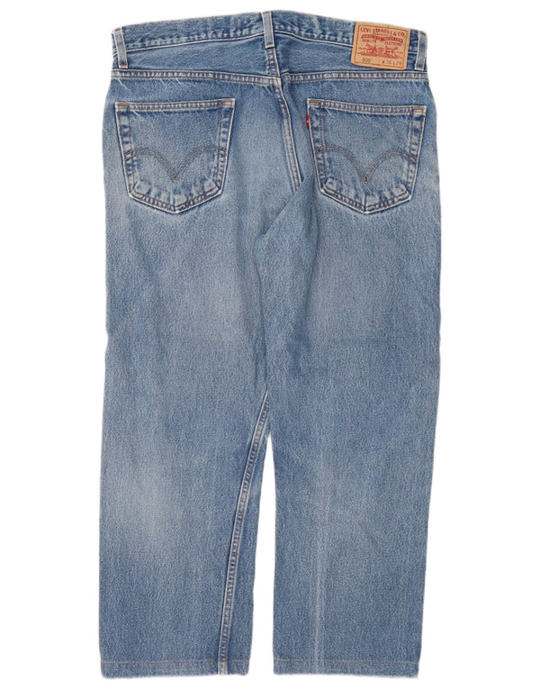 Мужские прямые джинсы Levi's 505 стандартного кроя W36 L26 синие, хлопок
