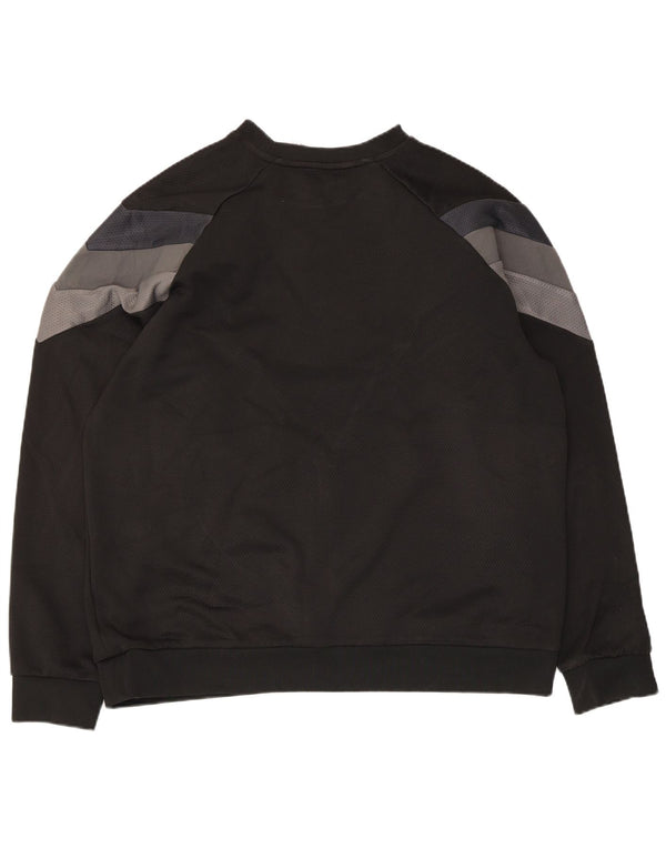 Мужская толстовка Adidas Jumper XL, черный полиэстер с цветными блоками