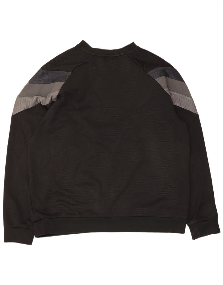 Мужская толстовка Adidas Jumper XL, черный полиэстер с цветными блоками
