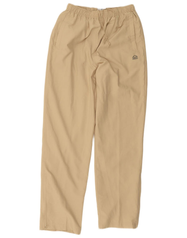 Женские прямые брюки чинос Ellesse UK 12 Medium W24 L29 Бежевый полиэстер