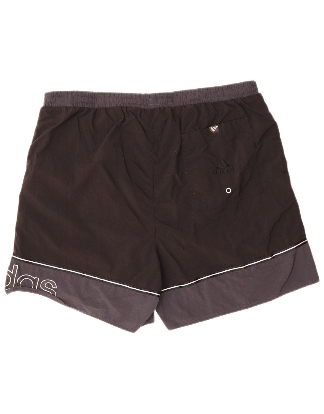 Мужские купальники Adidas с рисунком XL, черный полиэстер с цветными блоками