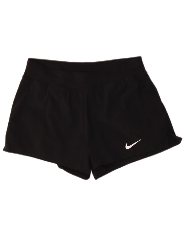 Женские спортивные шорты Nike Dri Fit UK 12, средний черный, полиэстер