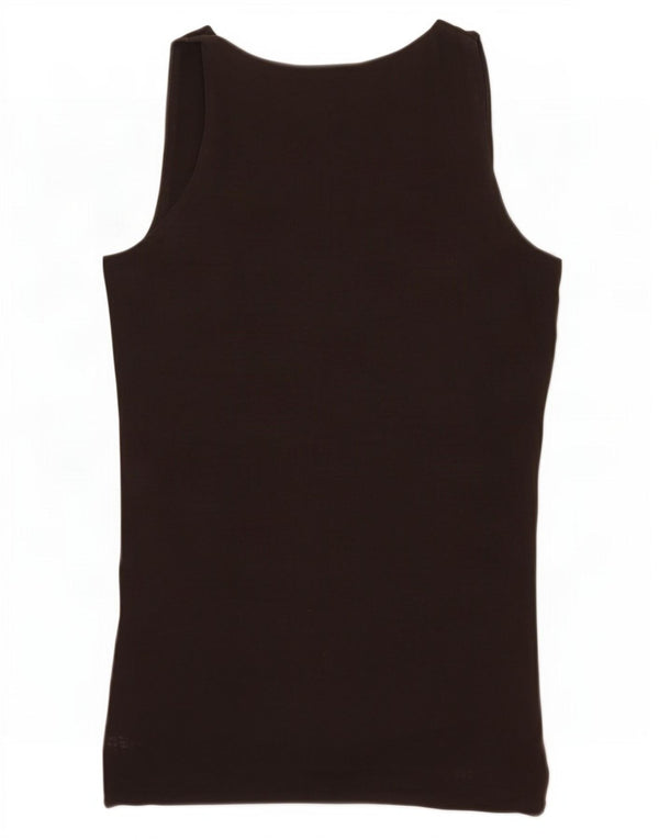Женский жилет Massimo Dutti Top UK 8, маленький коричневый
