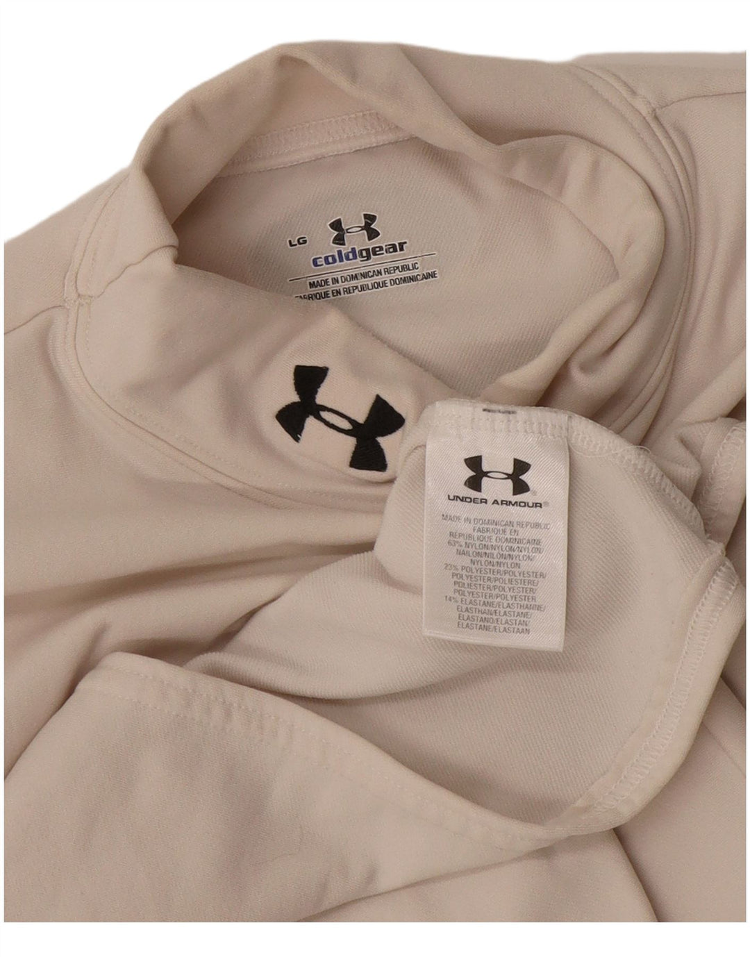 Женский топ Cold Gear с длинными рукавами Under Armour, большой размер, белый нейлон
