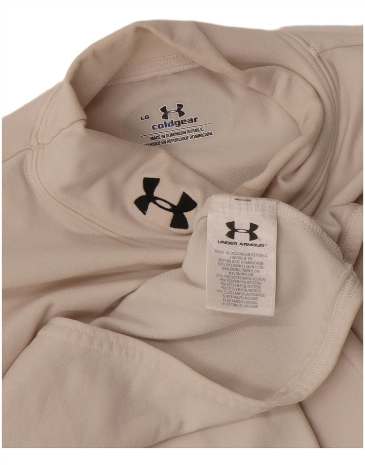 Женский топ Cold Gear с длинными рукавами Under Armour, большой размер, белый нейлон