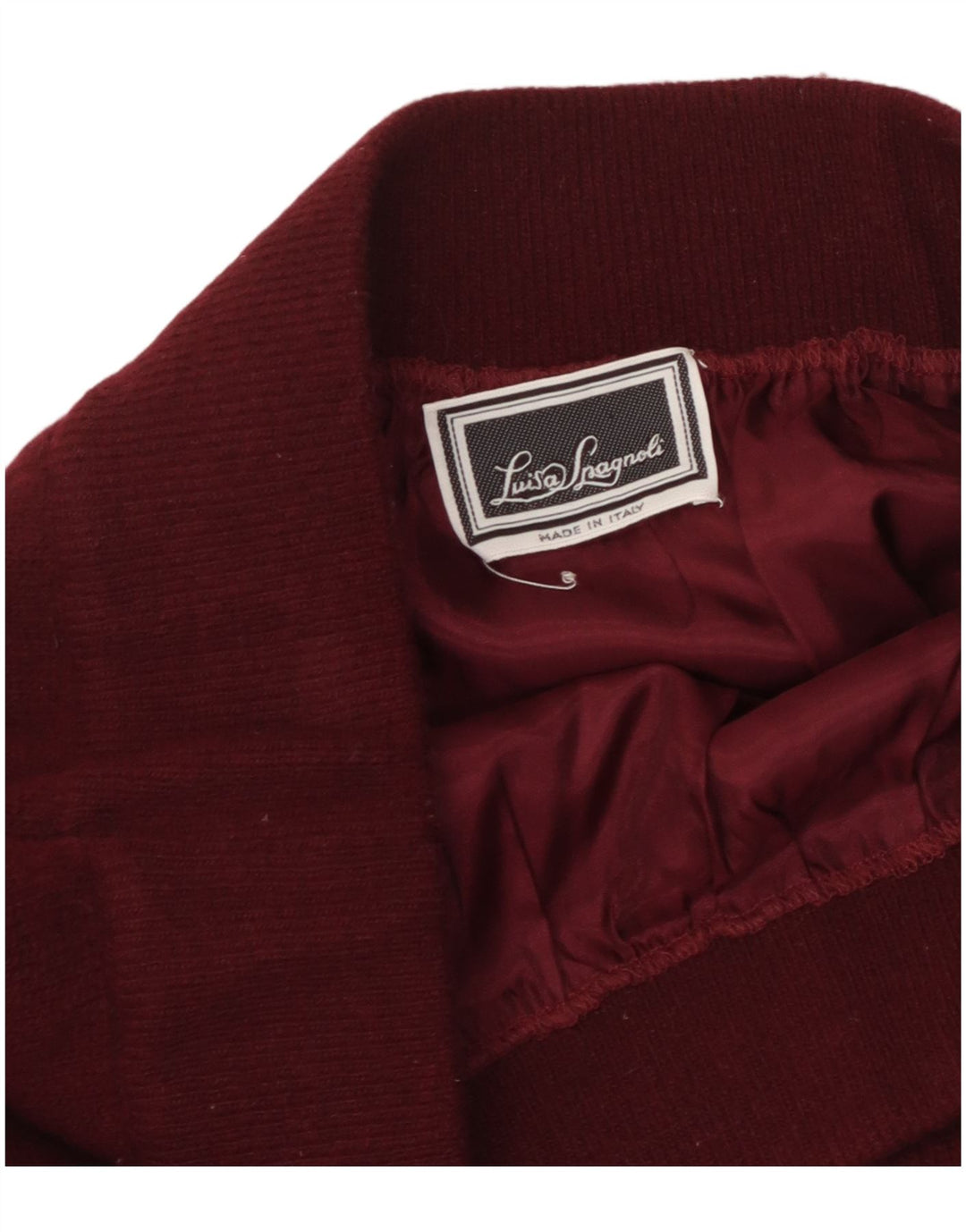 LUISA SPAGNOLI Женская трикотажная юбка-карандаш W36 XL Темно-бордовая